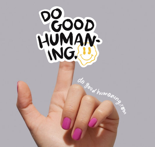 Do Good Humaning Logo Sticker