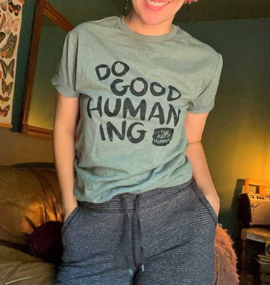 Do Good Humaning Logo Tee [Olive]